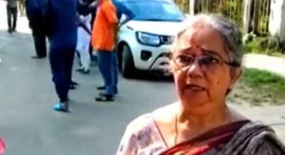 Senior Citizens beaten up by BJP goons at North Gate, Agartala Senior Citizens beaten up by BJP goons at North Gate, Agartala